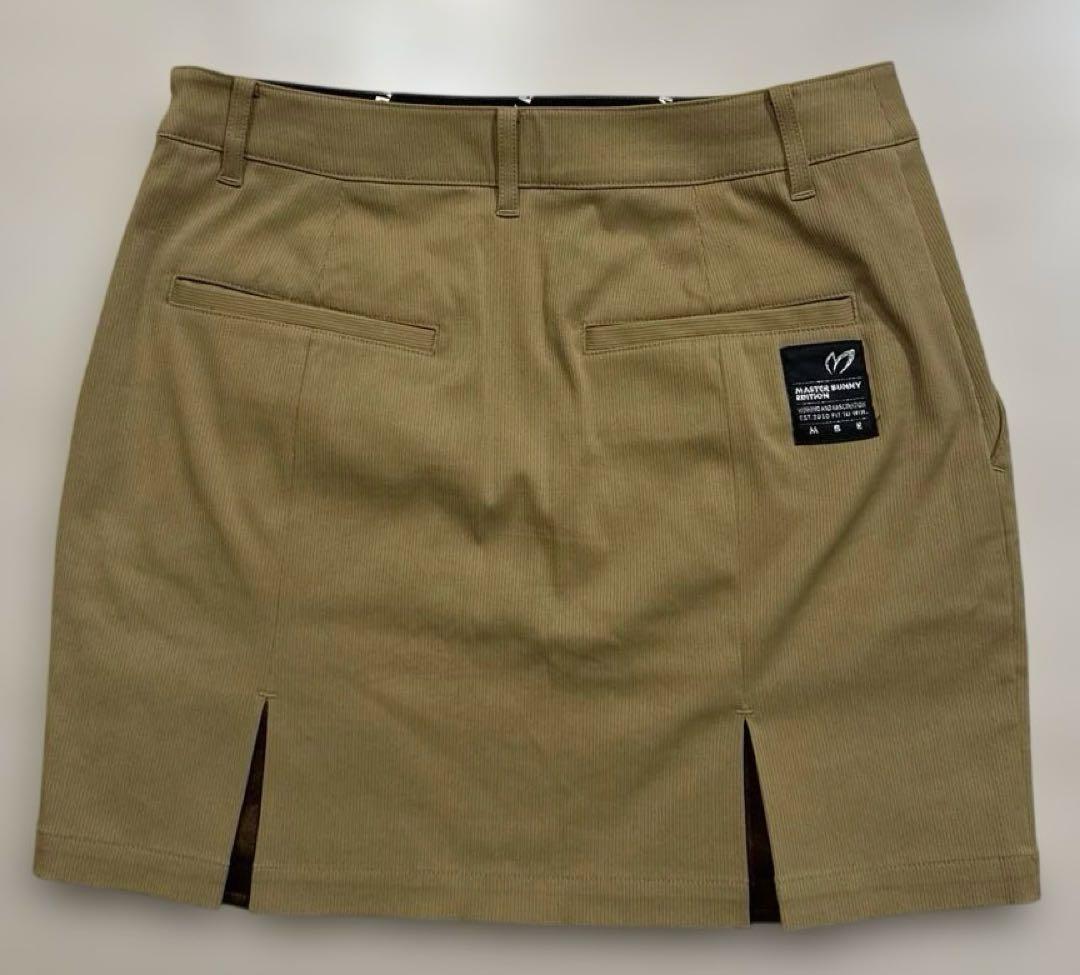マスターバニーエディション　ボックスプリーツ　ストレッチ　スカート　M