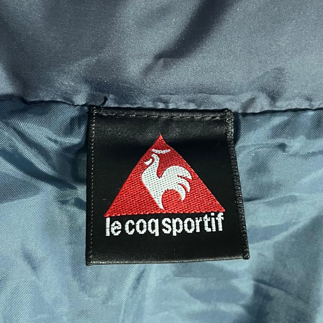 たつ♪美品✨ルコックスポルティフ ダウン ベンチコート ネイビー L