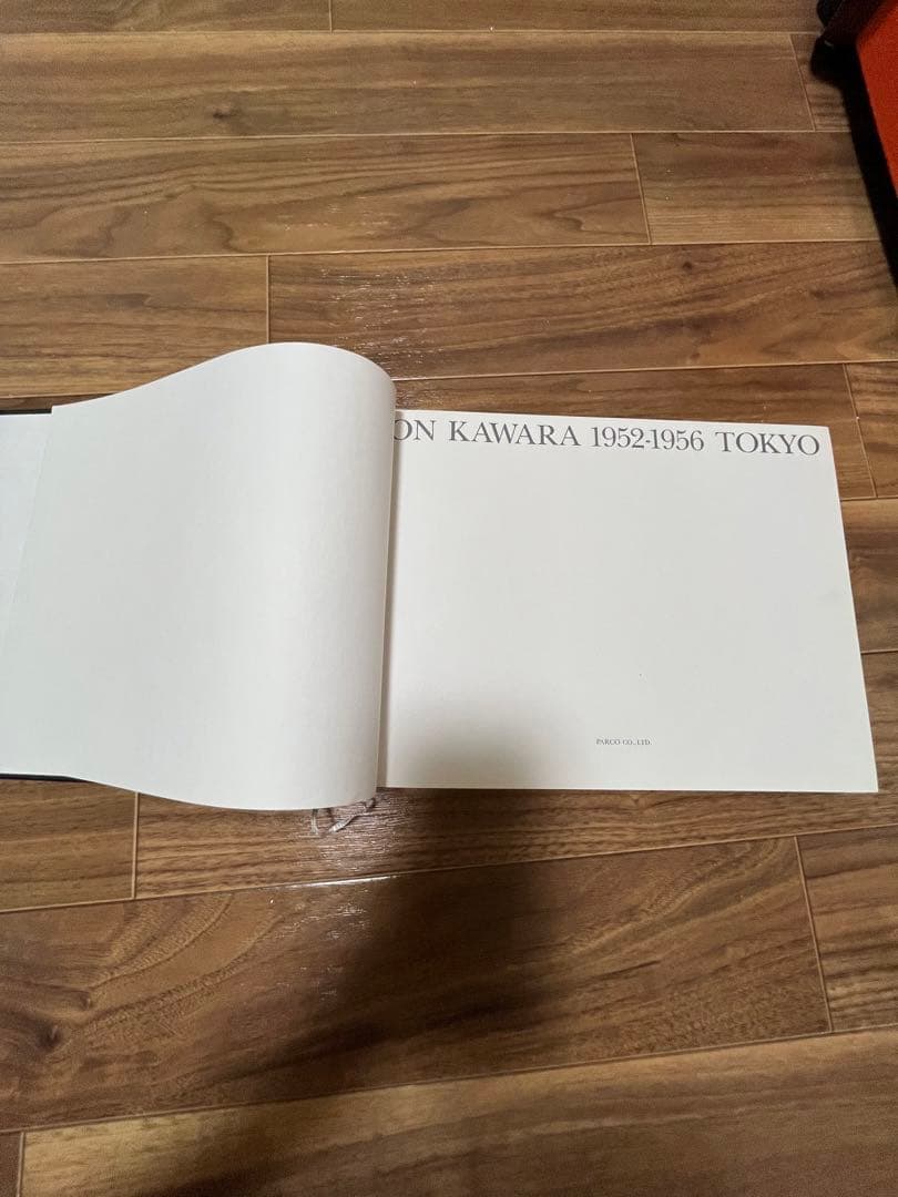 河原温　ON KAWARA 1952-1956 TOKYO PARCO出版