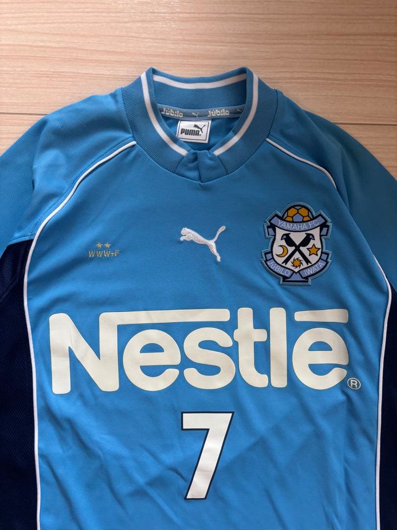 ジュビロ磐田　2002年シーズンユニフォーム復刻モデルシャツ　名波 浩