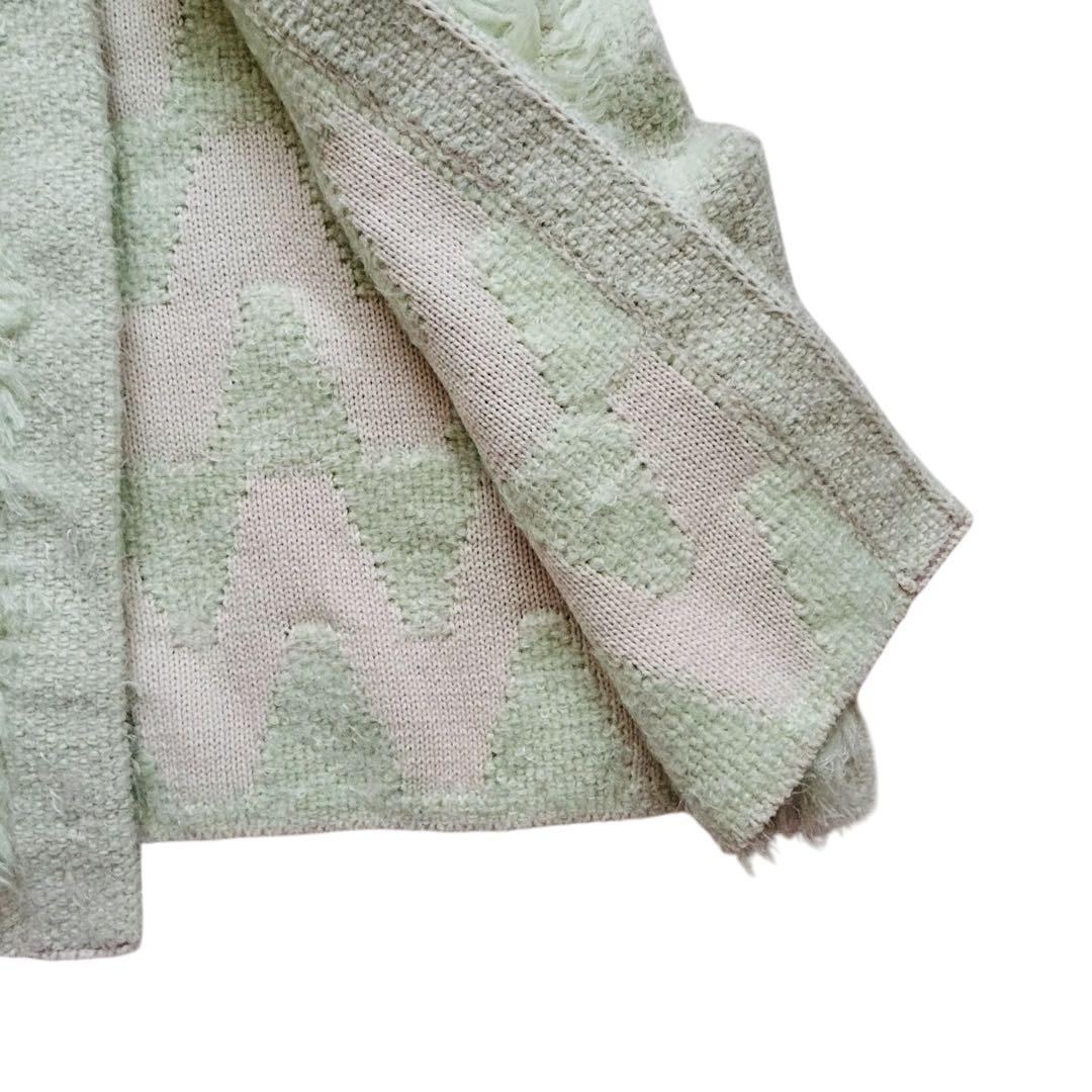 美品【6 ROKU ロク】フリンジ ジャガードベスト