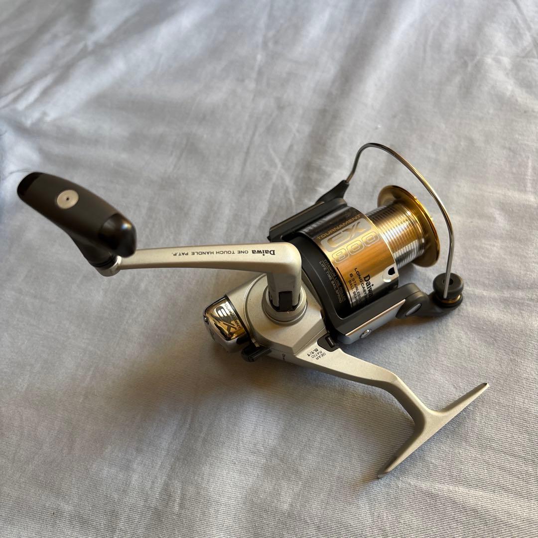 中古！Daiwa オールドスピニングリール　トーナメントEX800 収納袋付
