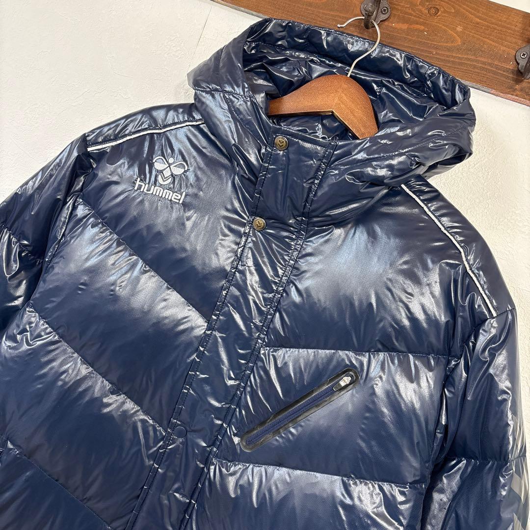 美品　大きいサイズ　hummel 防水　ダウンコート　ベンチコート　アスレタ