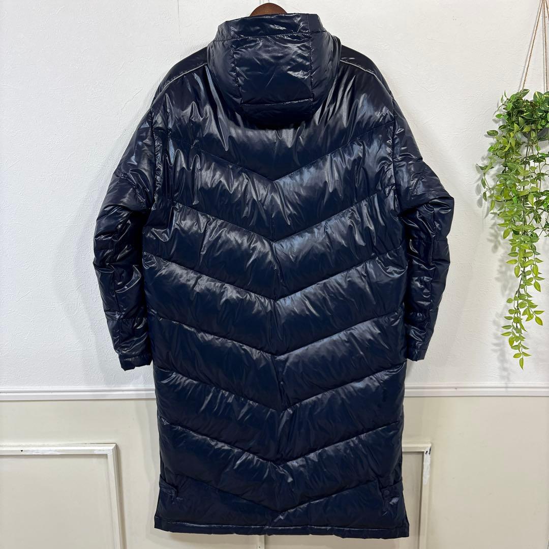 美品　大きいサイズ　hummel 防水　ダウンコート　ベンチコート　アスレタ