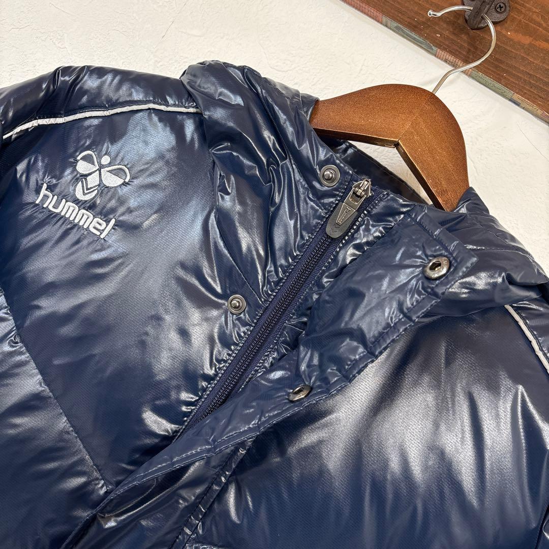 美品　大きいサイズ　hummel 防水　ダウンコート　ベンチコート　アスレタ