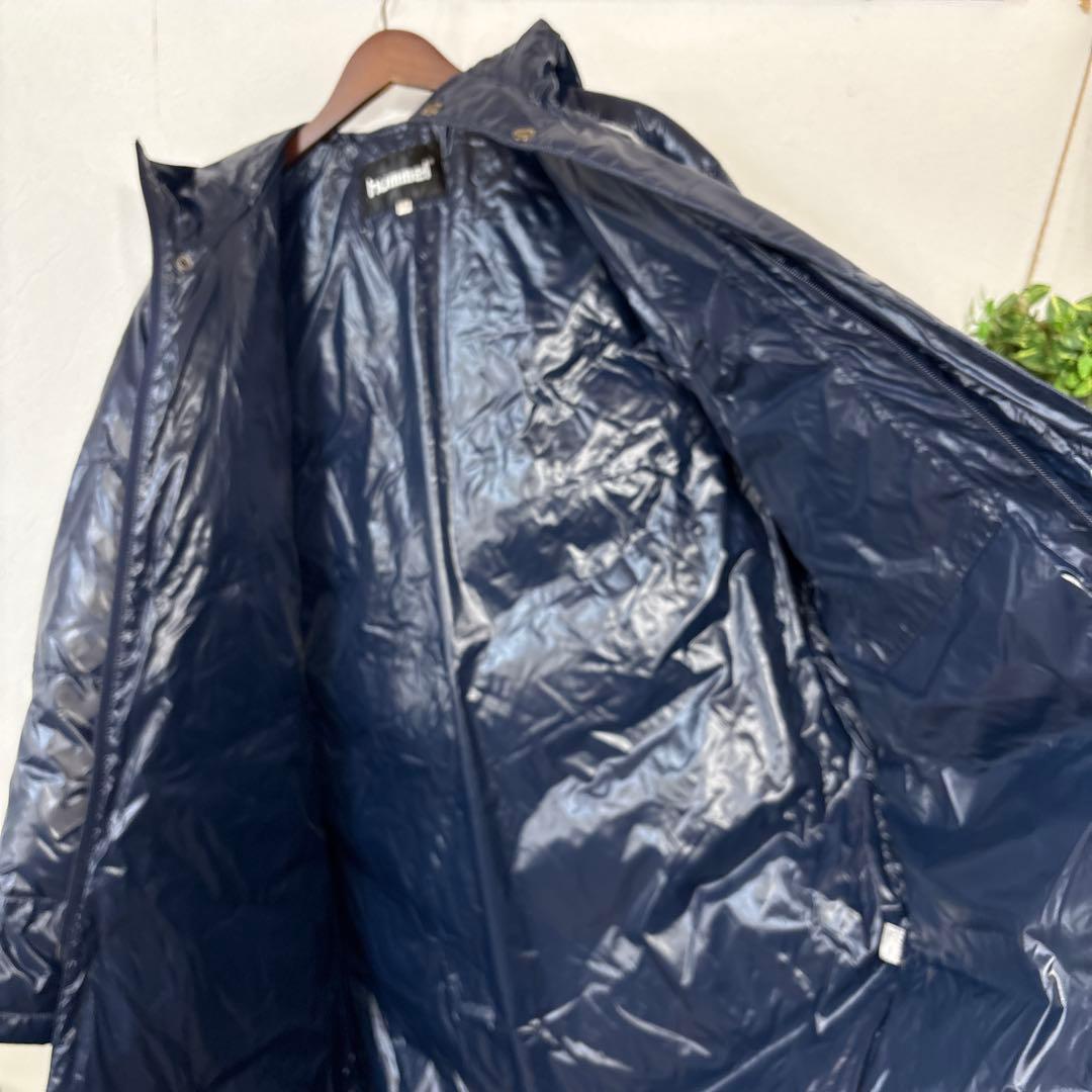 美品　大きいサイズ　hummel 防水　ダウンコート　ベンチコート　アスレタ