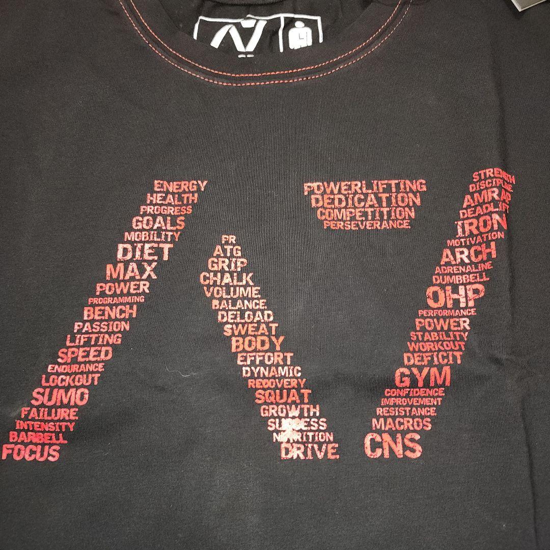 A7 BAR GRIP Tシャツ 黒×赤 Lサイズ