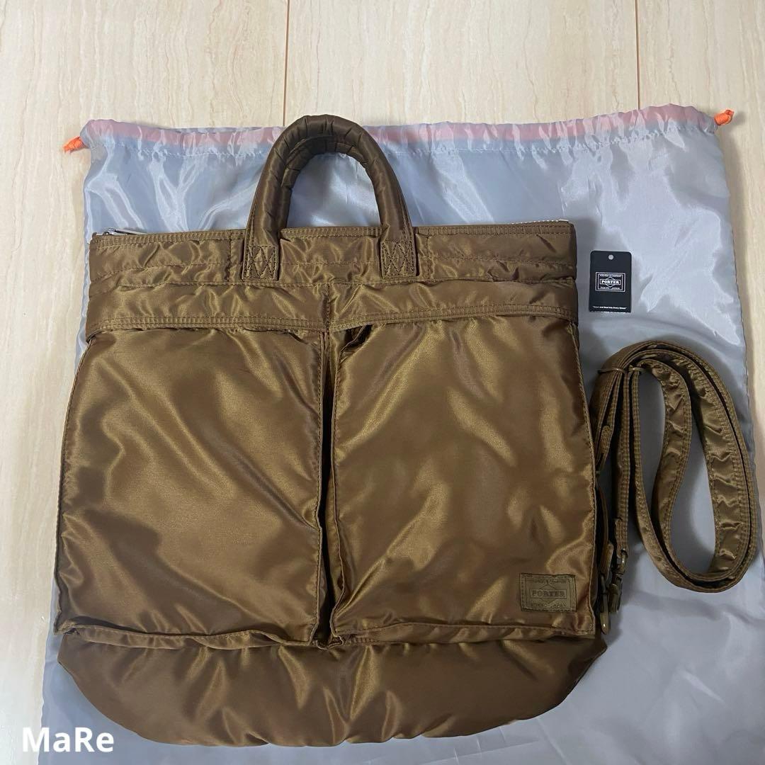 新品■PORTER TANKER COYOTE 90th限定HELMET BAG