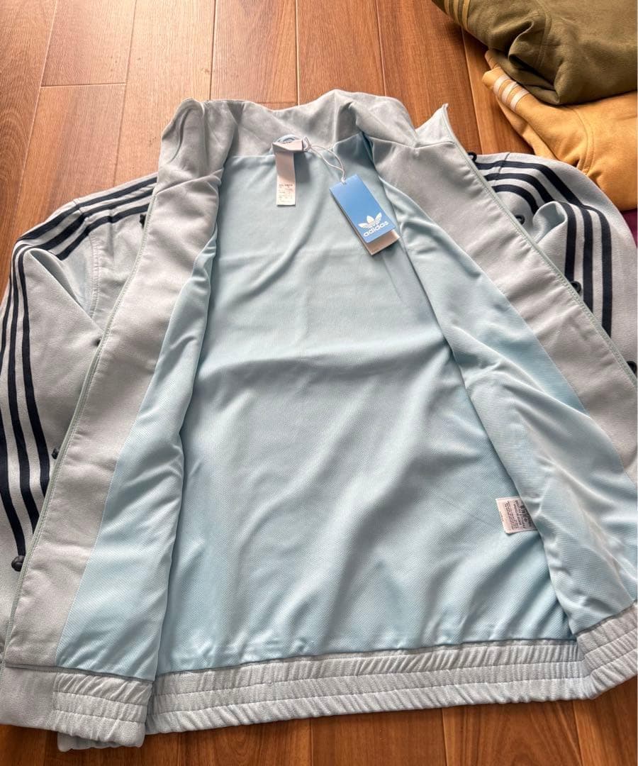 即発送 海外限定adidas スエード トラックジャケットL