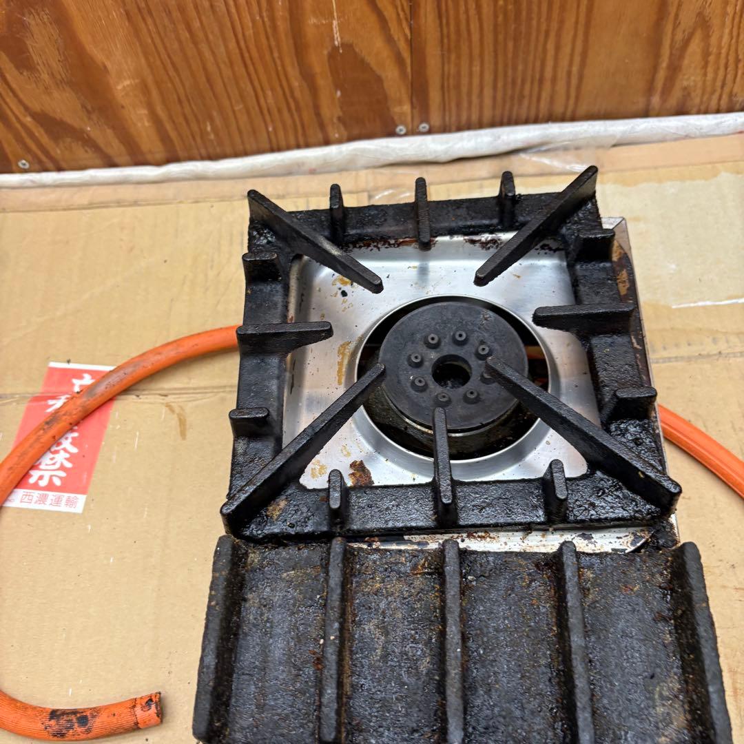 ②山岡金属 LPガス 卓上2口コンロ SK-55G ？200×510×150