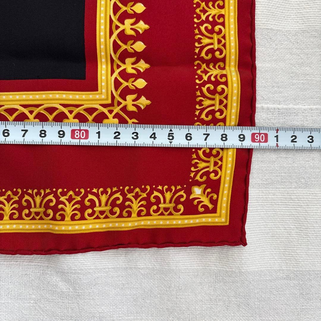 ETRO シルク　スカーフ　イタリア製　エトロ　書物　BIBLIOMANIA 筆