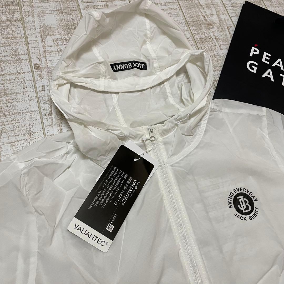 新品 ジャックバニー バリアンテックブルゾン ホワイト Mサイズ（4）