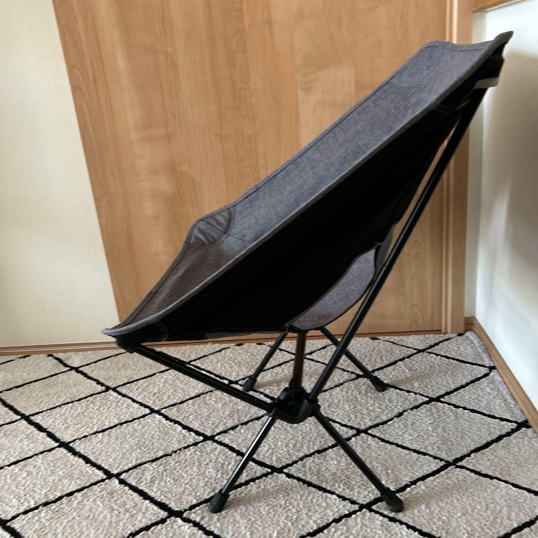 Helinox アウトドアチェア デニム調 収納袋付き