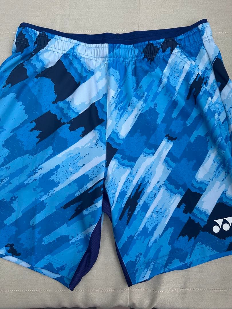 YONEX バドミントンパンツ 青系 JP XL