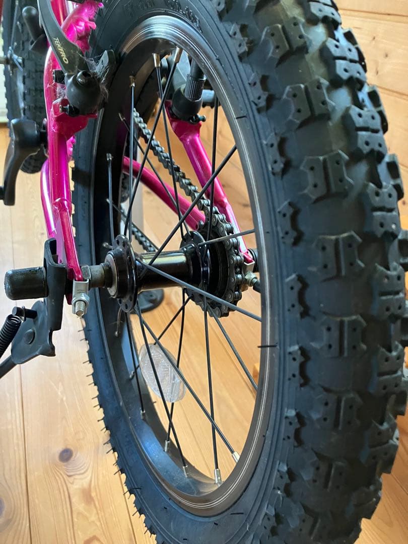 【引き取り限定】キッズバイク　ヨツバサイクル YOTSUBA 16インチ ピンク