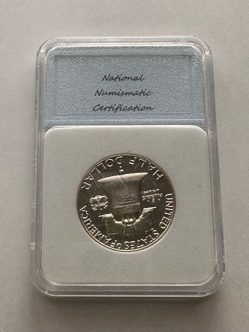 1963 アメリカ フランクリン ハーフダラー銀貨 PR69 CAMEO 鑑定済