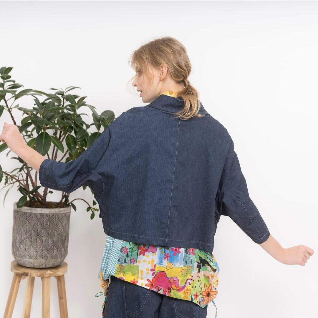 美品 CUBECUBE 25SS バックラッシュボーダー ジャケット 38