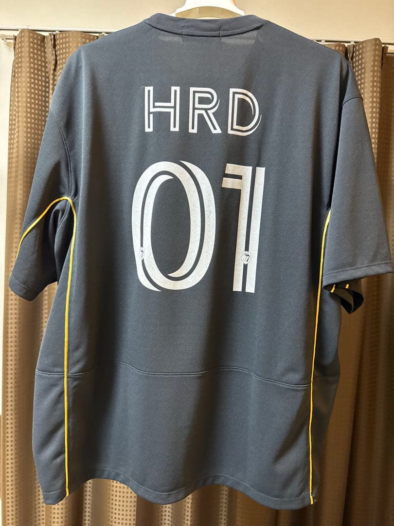 AMNJX HRD 平本蓮 サッカーシャツ ブラック L