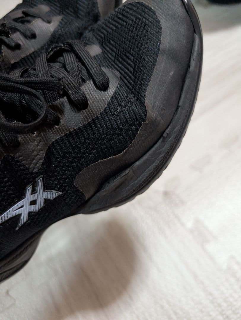 ASICS バスケットボールシューズ ブラック24.5cm