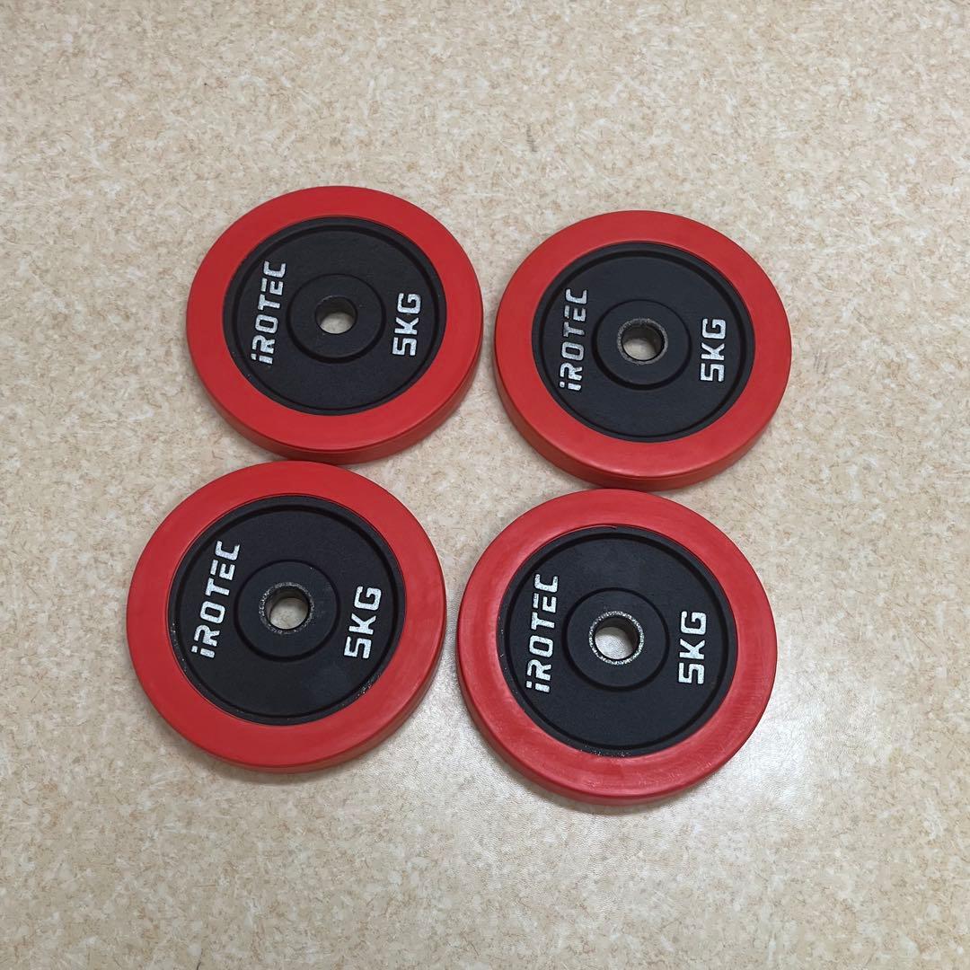 IROTEC ラバープレート 5kg 4枚セット⑩