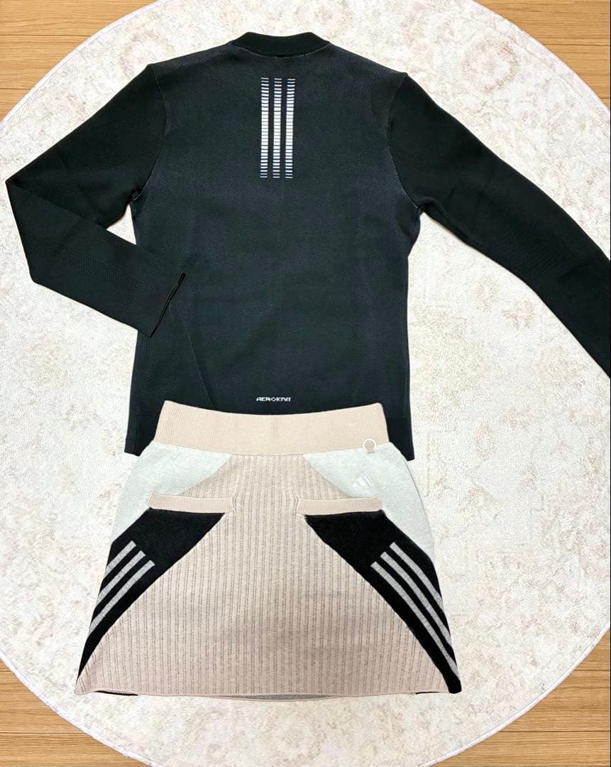 新品★定価3.8万★アディダスゴルフ AEROKNIT ニットセットアップ M