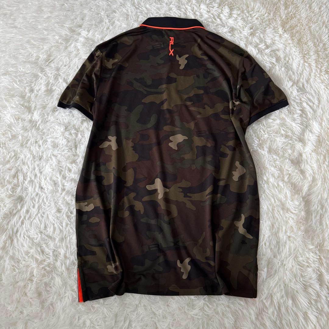 美品✨RLX ラルフローレン カモ柄 ポロシャツ メンズ M サイズ ストレッチ