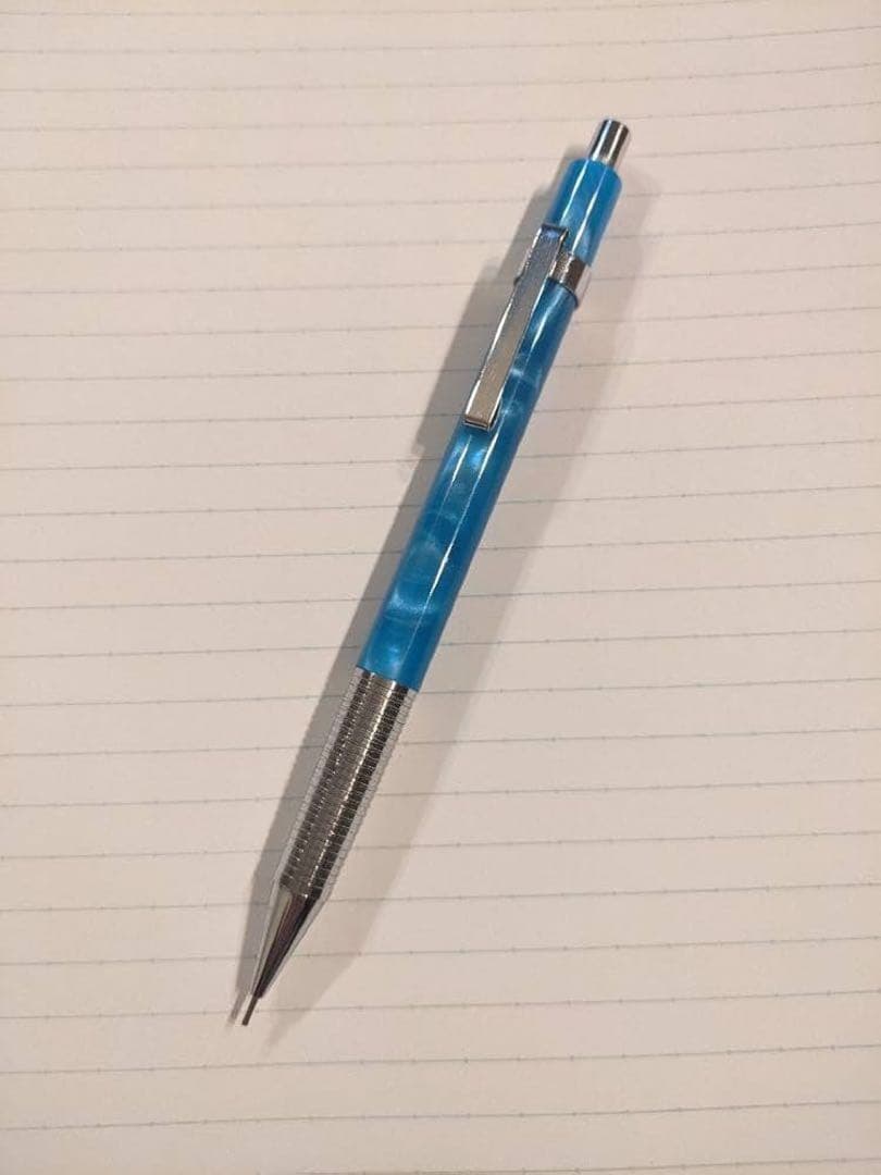 クラフトAシャープペン アクリルアビスブルー 花梨紅白瘤の2本