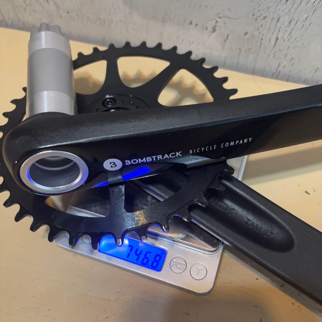BOMBTRACK クランクセット ダイレクトドライブ 40t ブラック