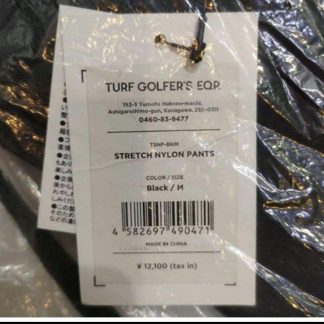 TURF STRETCH NYLON PANTS　TURF GOLFER'S　黒