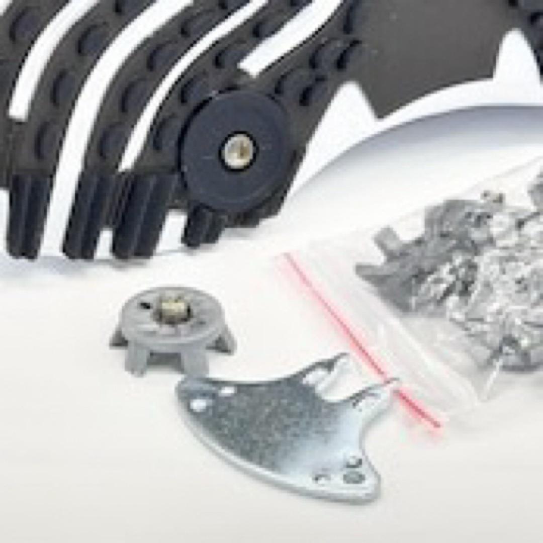 メンズ ゴルフシューズ 26.5cm スパイク付き 軽量 通気性 ホワイト 白