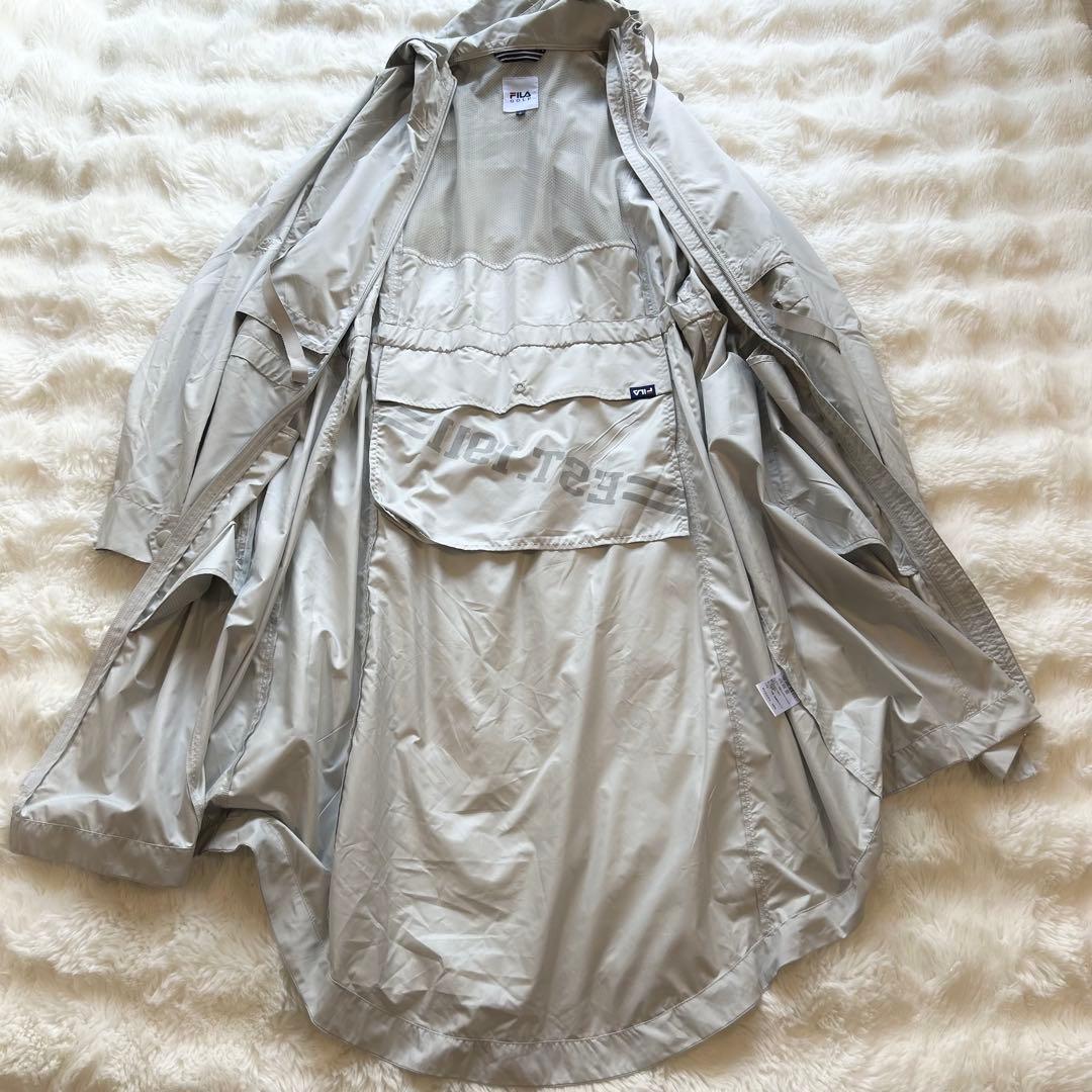 FILA GOLF レインコート 撥水 ポケッタブル ロングコート ゴルフ S