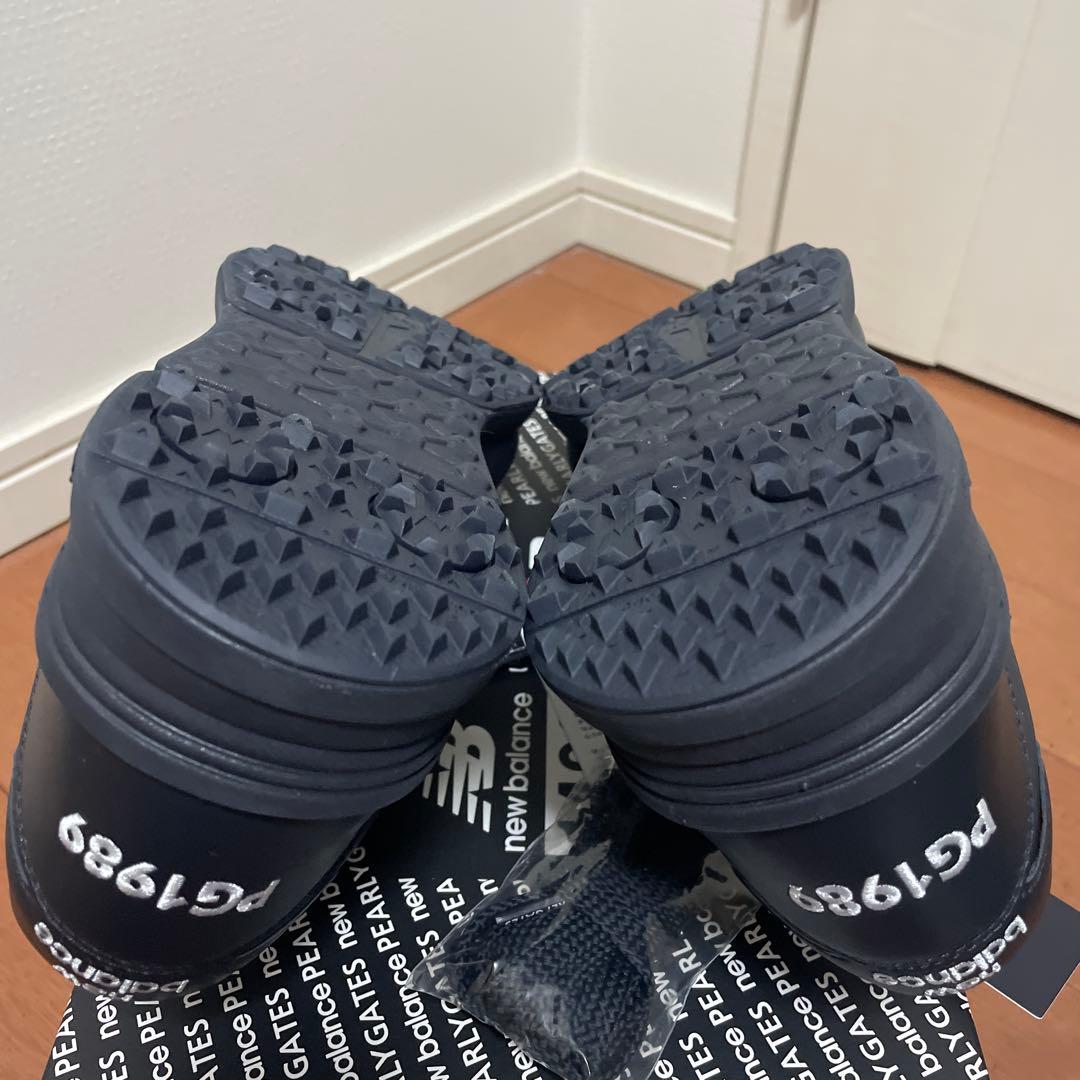 パーリーゲイツ×ニューバランス　スニーカー　ロゴ　ネイビー　26.5cm