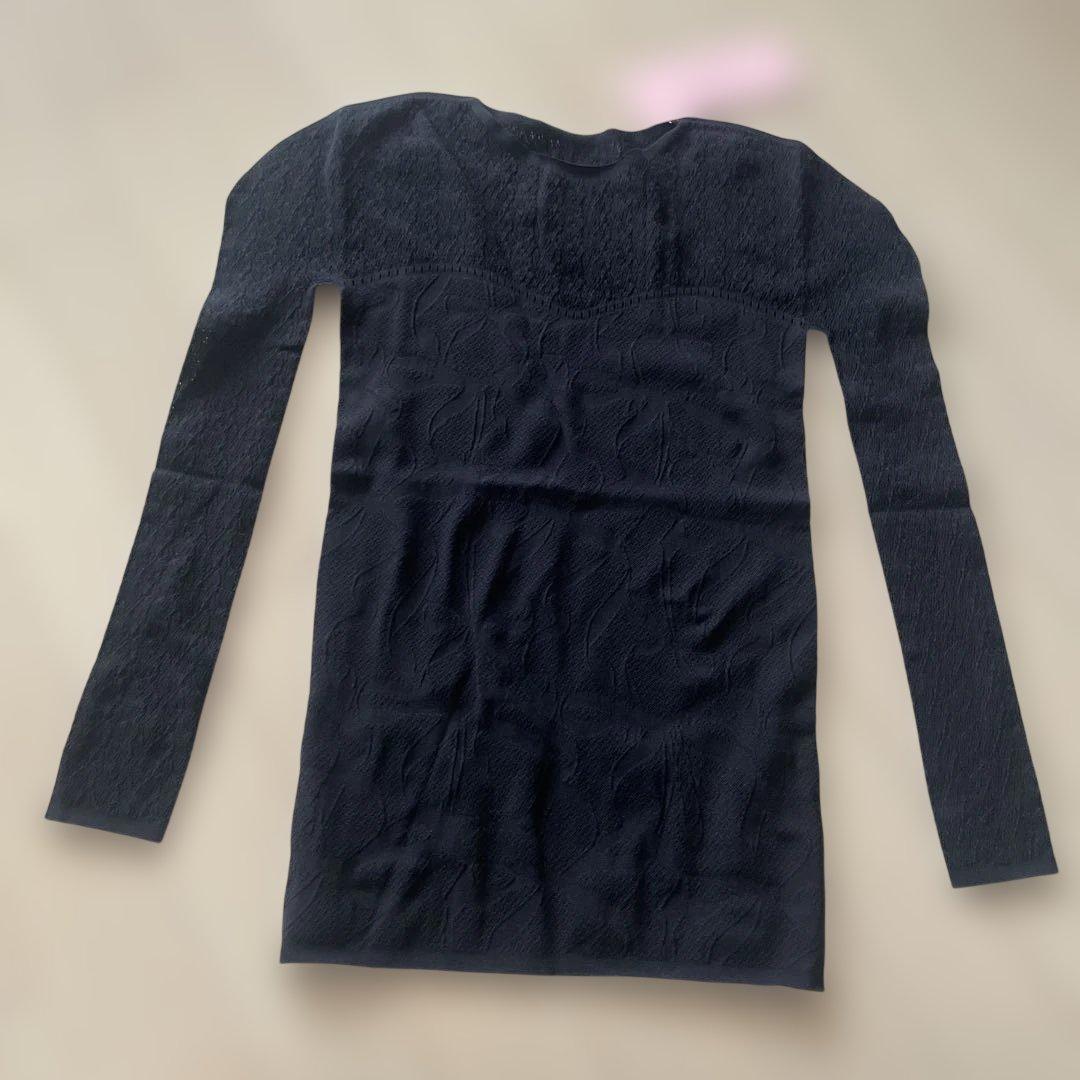 新品　チャコット　トゥシューズリボンニットトップ　ノーソーイング