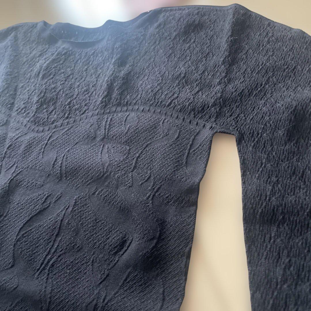 新品　チャコット　トゥシューズリボンニットトップ　ノーソーイング