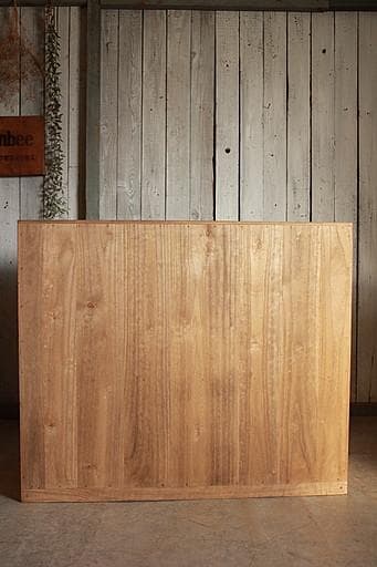 古い木製の引き出し5段　食器棚　キャビネット　古家具　古民家