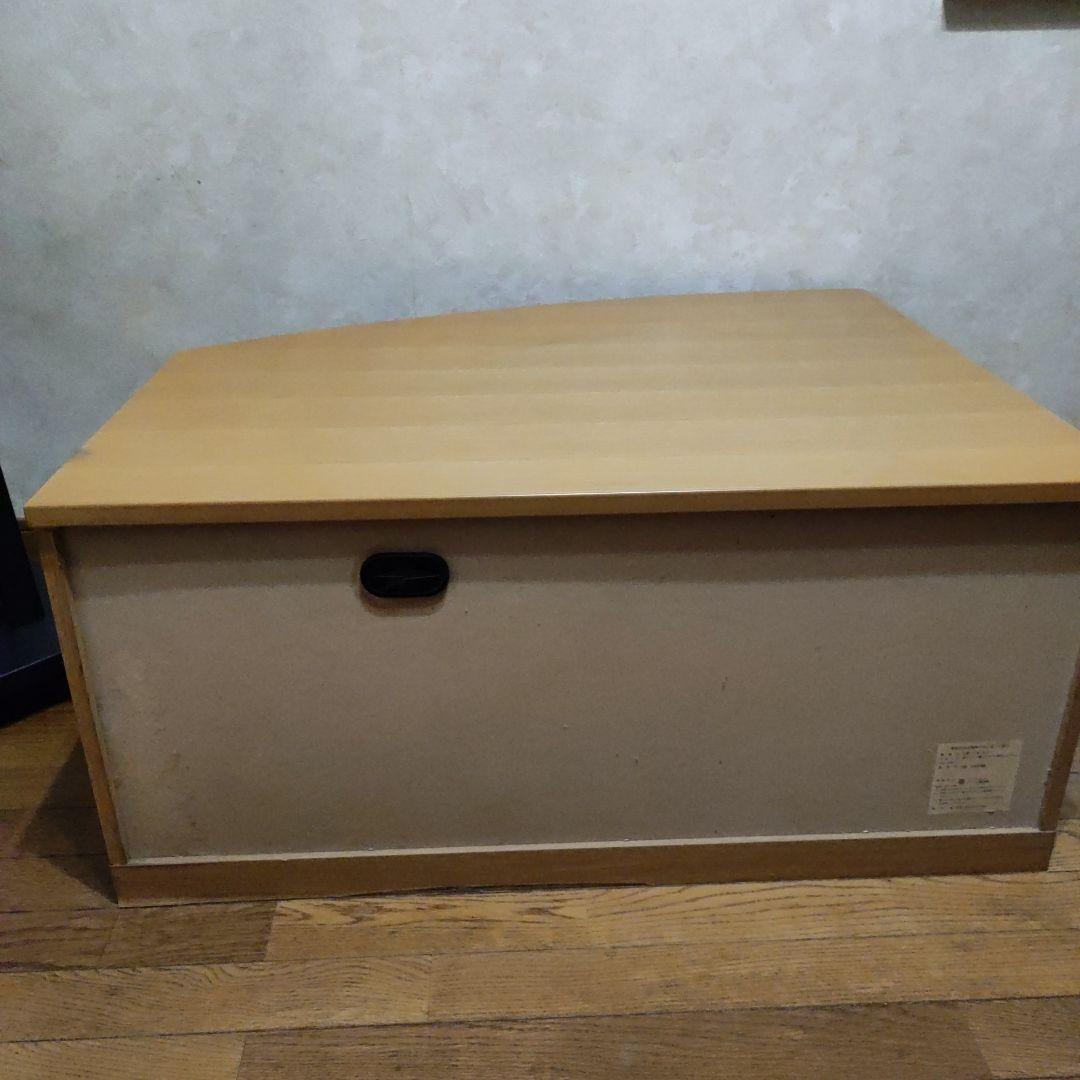 コーナー型テレビ台 ナチュラルウッド