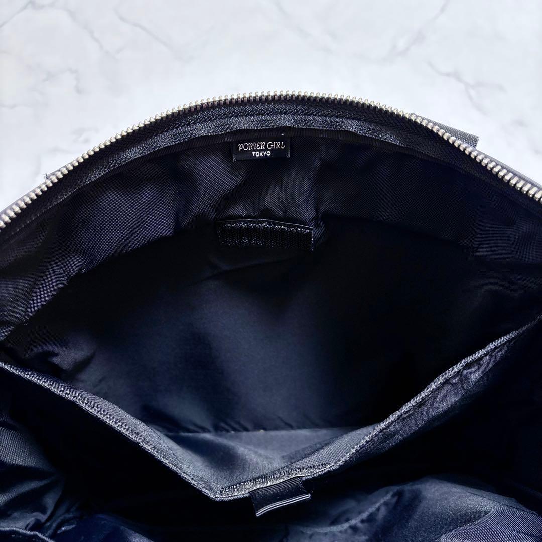 美品 PORTER GIRL トートバッグ ネイビー 吉田カバン 肩掛け可