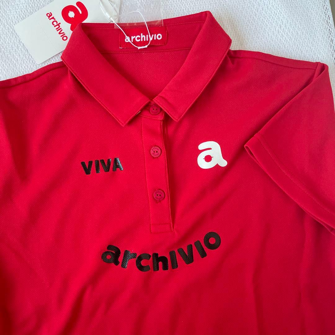 archivio 赤 ポロシャツ VIVA
