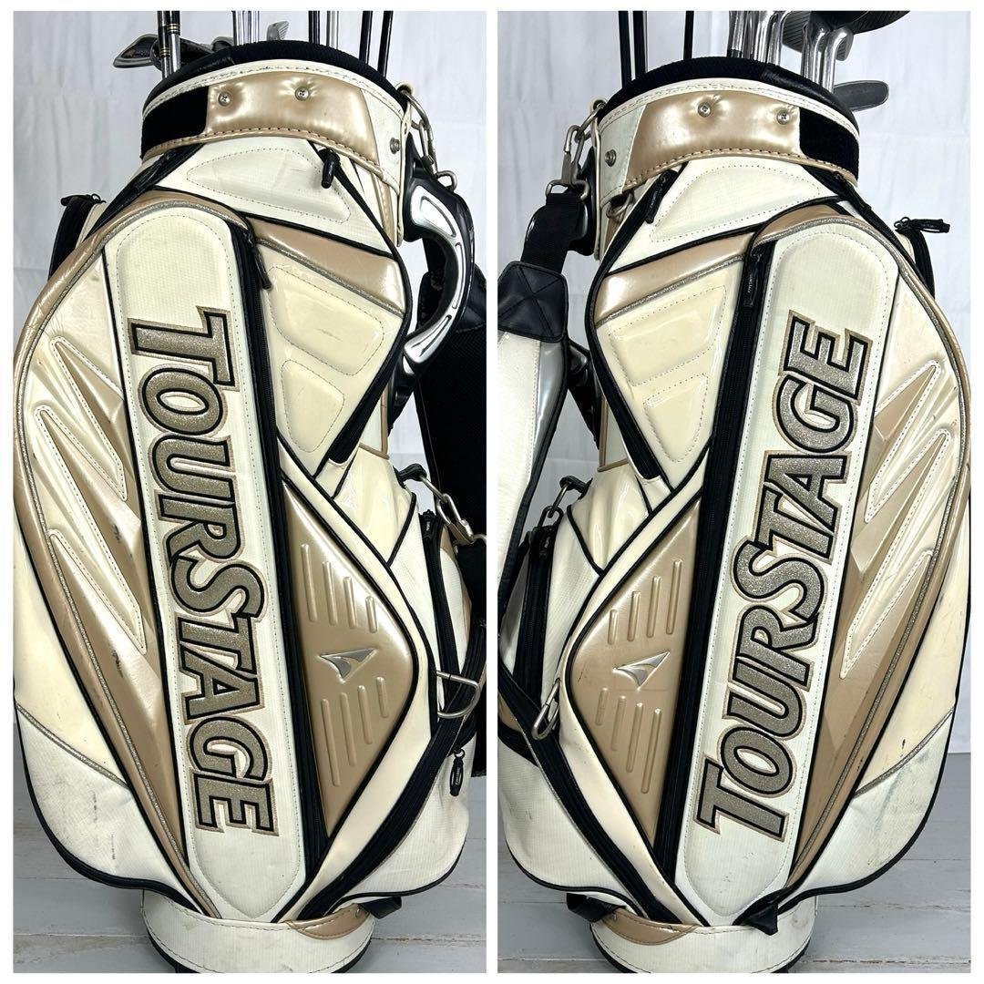 豪華! メンズゴルフクラブ 14本 フルセット ゴルフセット ツアーステージ