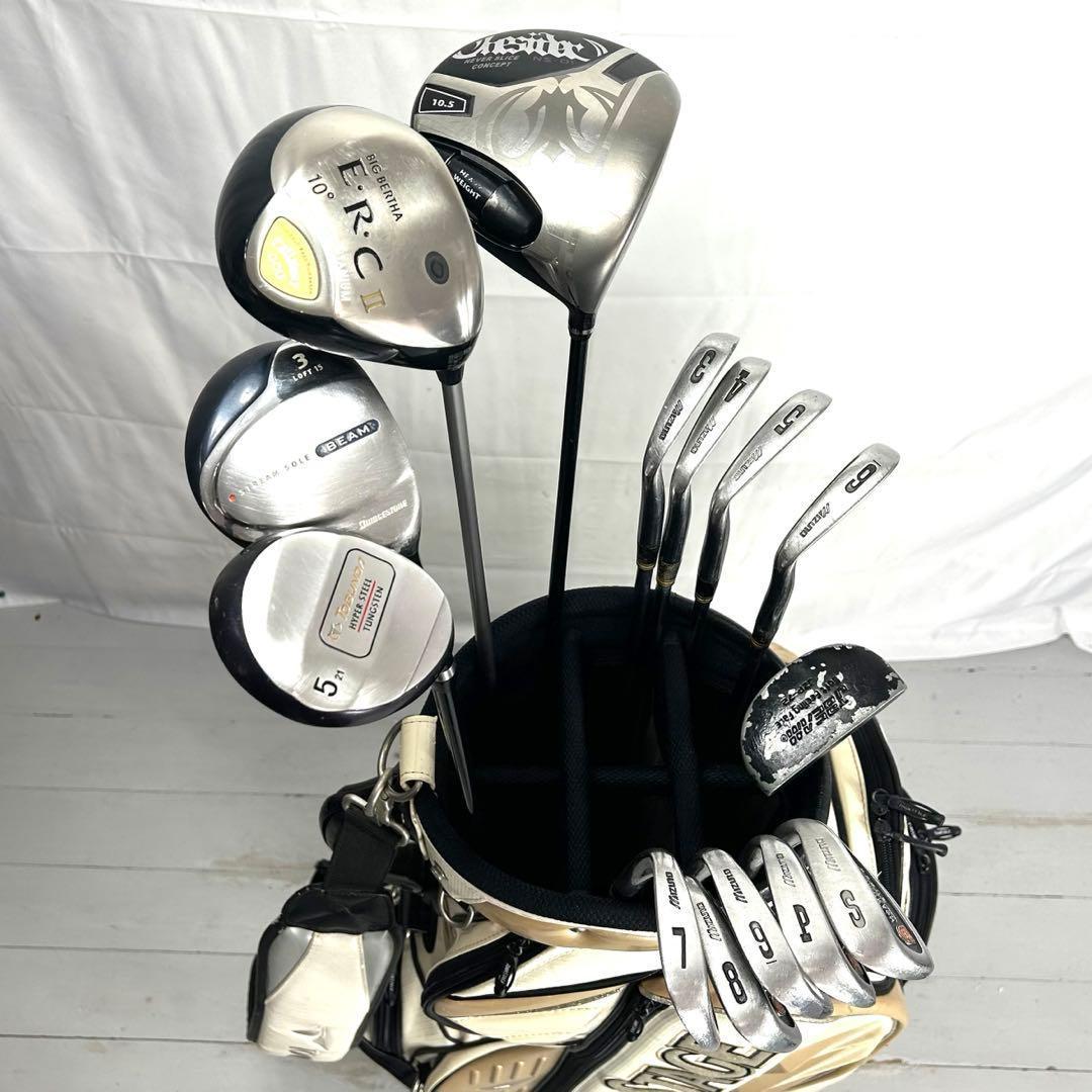 豪華! メンズゴルフクラブ 14本 フルセット ゴルフセット ツアーステージ