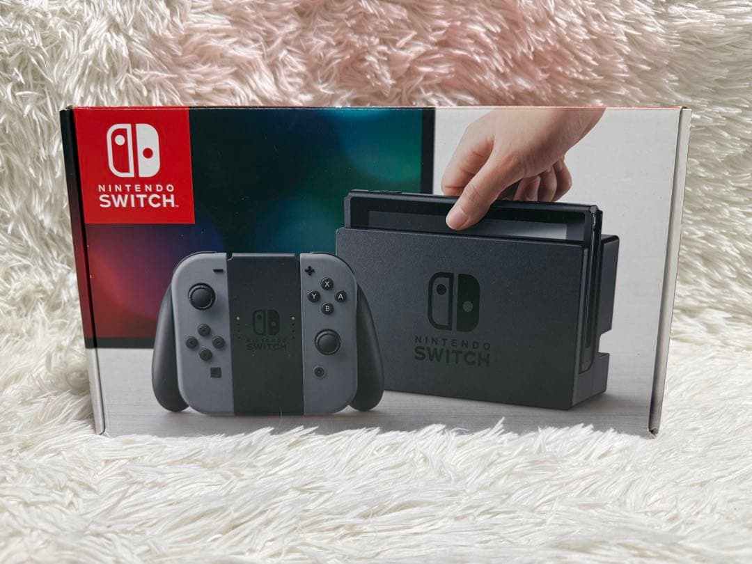 Nintendo Switch 本体 グレー バッテリー強化