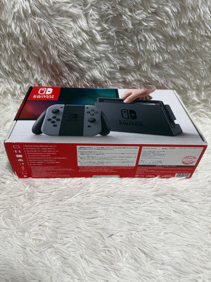 Nintendo Switch 本体 グレー バッテリー強化