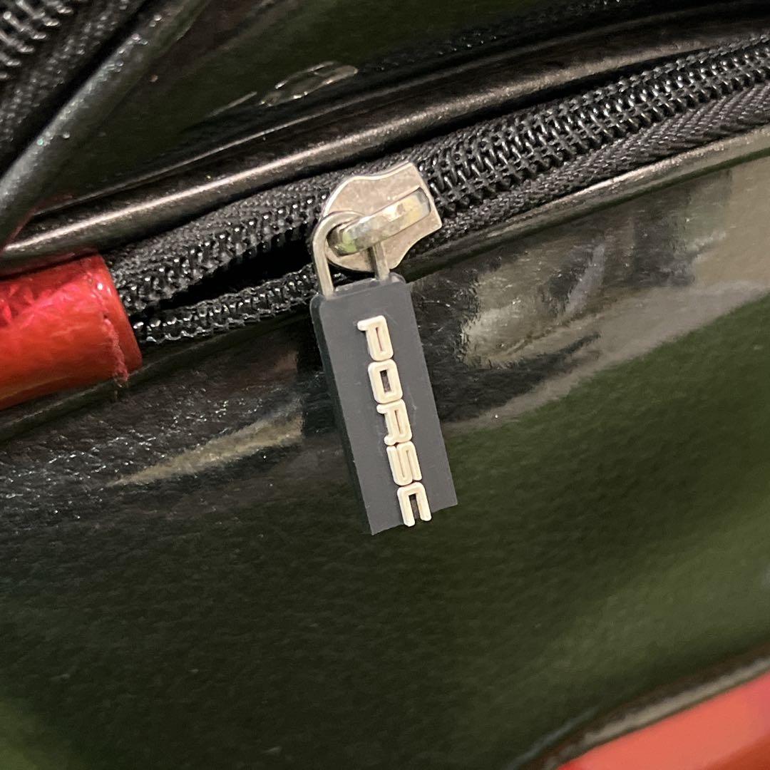 ポルシェ PORSCHE ゴルフ キャディバッグ メンズ 9.5型 エナメル