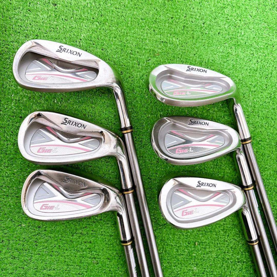 良品 スリクソン Gie-L レディース ゴルフ 11本セット L 初心者