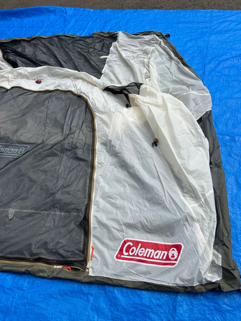 【美品】コールマン タフスクリーン2ルームハウス オリーブ/サンド