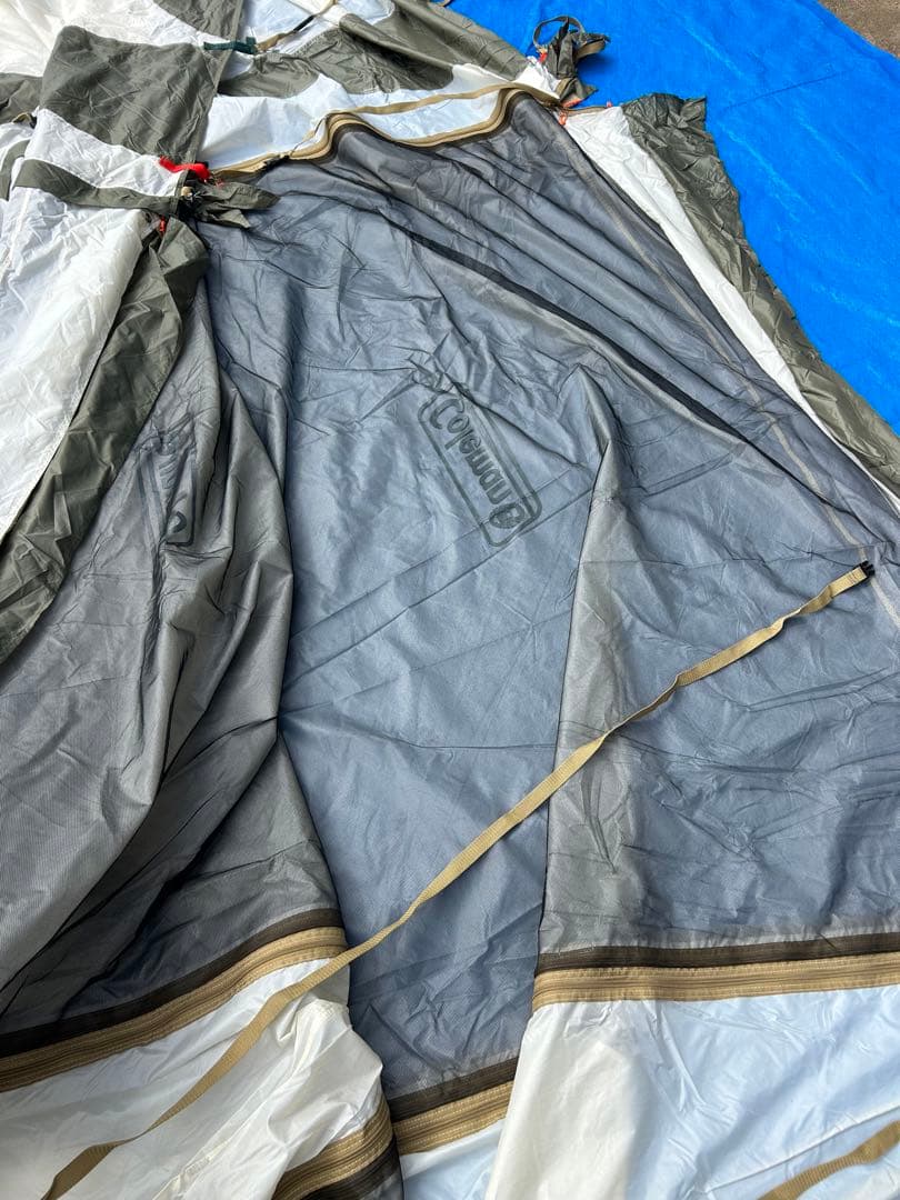 【美品】コールマン タフスクリーン2ルームハウス オリーブ/サンド