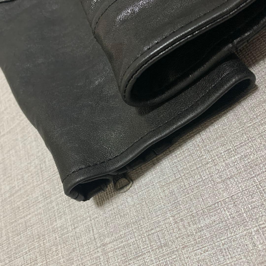 【レア】Schott　HOODED RIDERS JACKET　別注モデル　羊革