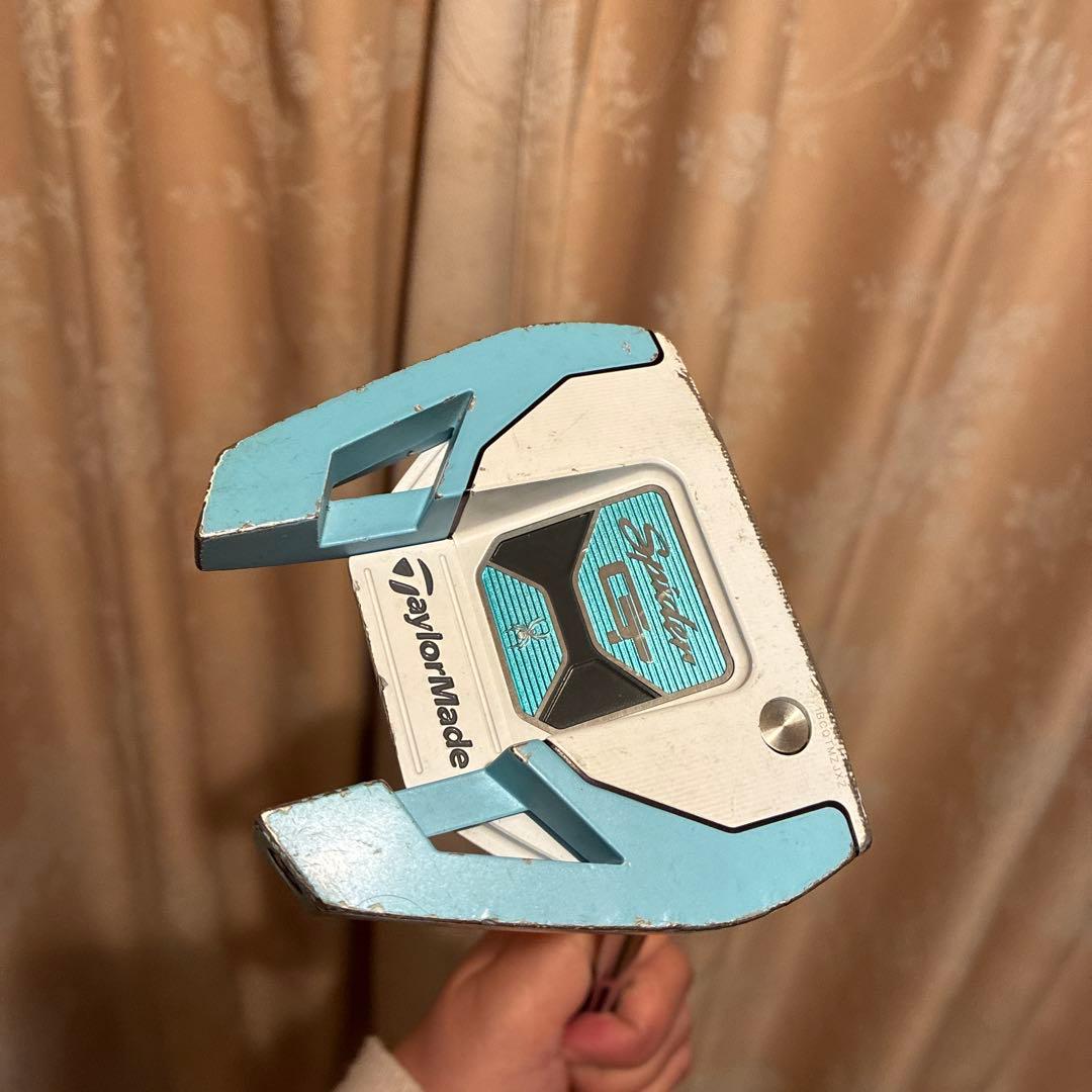 テイラーメイド　スパイダーG 水色 パター レディース