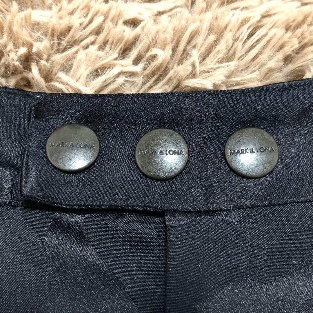 マークアンドロナ　スカート　スカル　カモフラ　迷彩　ブラック　36