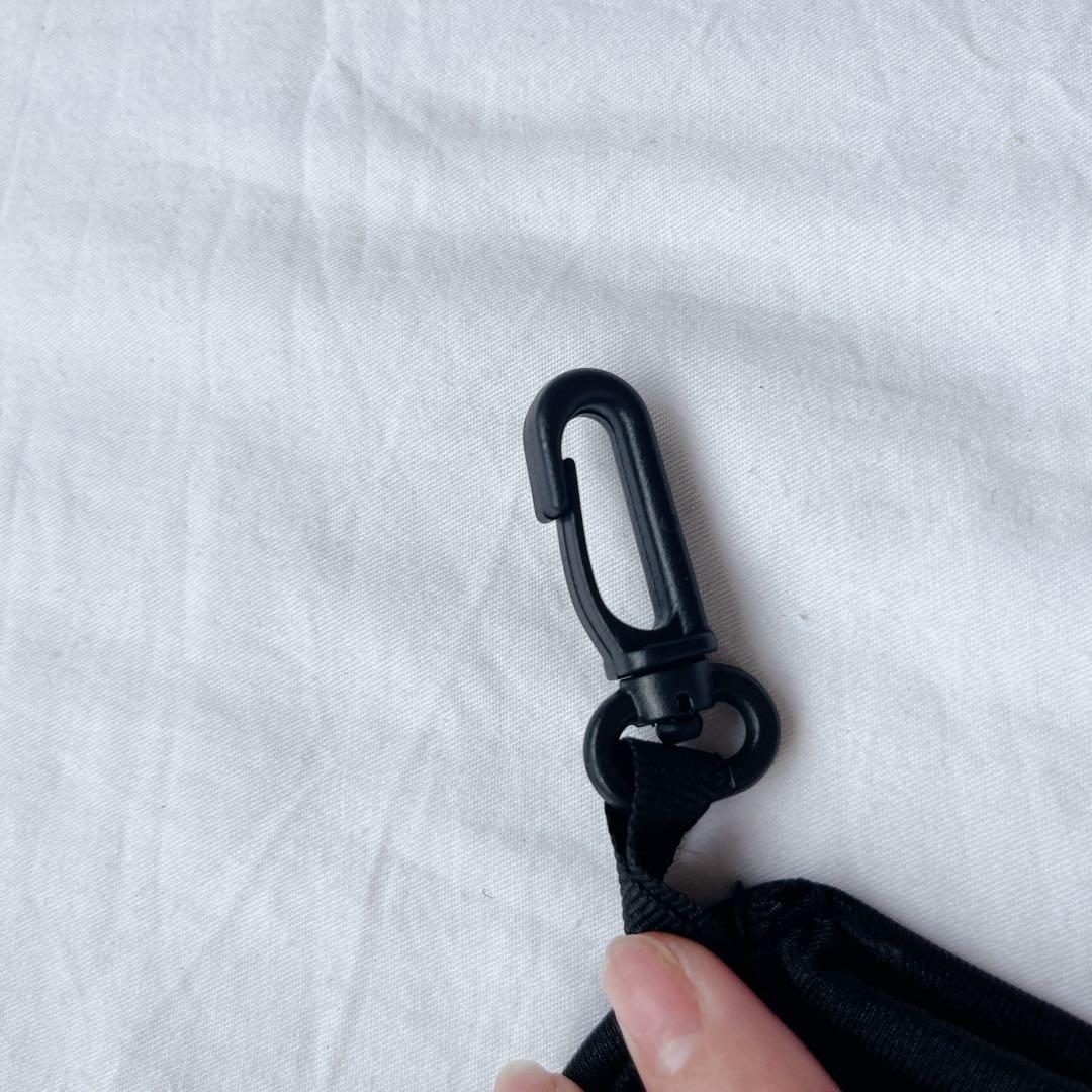 ゴルフボールケース 黒 ボール2個収納